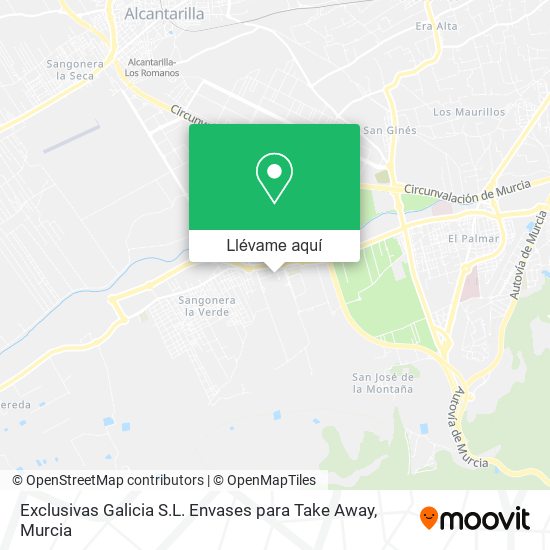 Mapa Exclusivas Galicia S.L. Envases para Take Away