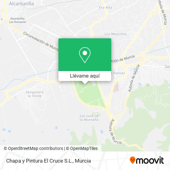 Mapa Chapa y Pintura El Cruce S.L.