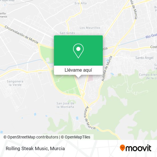 Mapa Rolling Steak Music