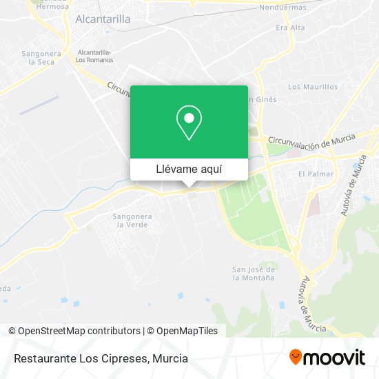 Mapa Restaurante Los Cipreses
