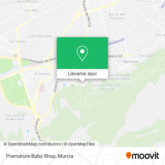Mapa Premature Baby Shop