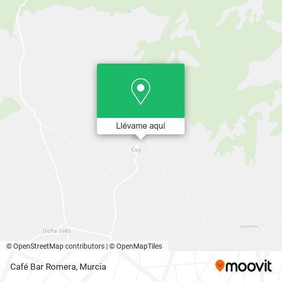 Mapa Café Bar Romera