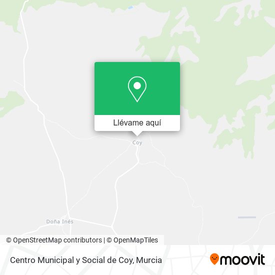 Mapa Centro Municipal y Social de Coy