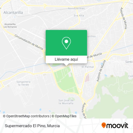 Mapa Supermercado El Pino