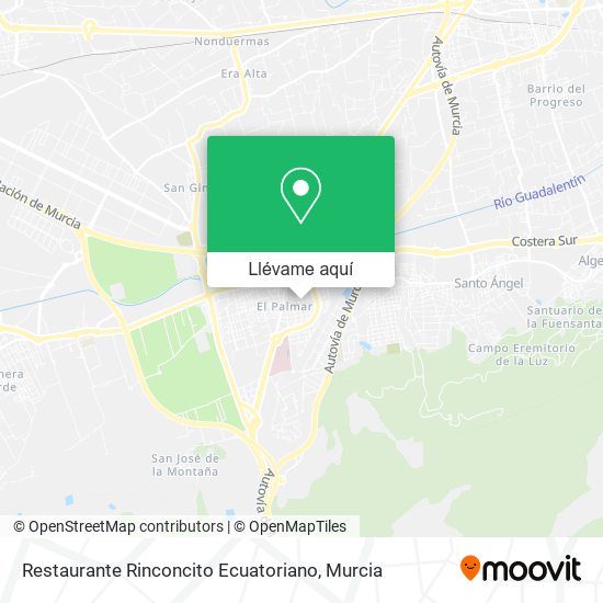 Mapa Restaurante Rinconcito Ecuatoriano