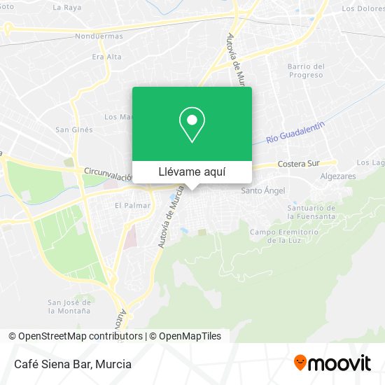 Mapa Café Siena Bar