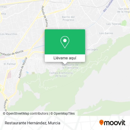 Mapa Restaurante Hernández