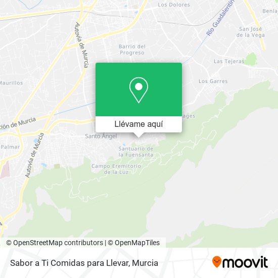 Mapa Sabor a Ti Comidas para Llevar