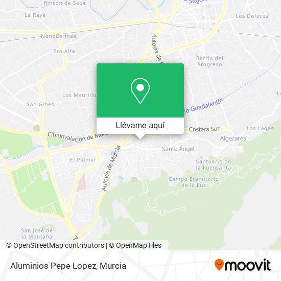 Mapa Aluminios Pepe Lopez
