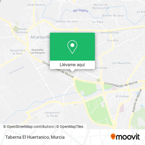 Mapa Taberna El Huertanico