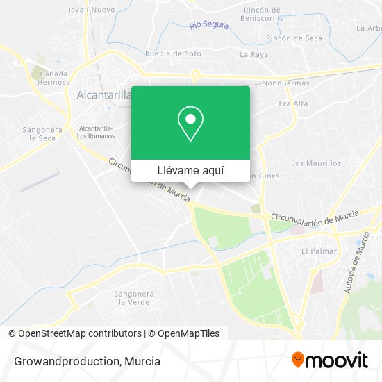 Mapa Growandproduction