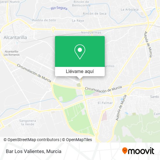 Mapa Bar Los Valientes