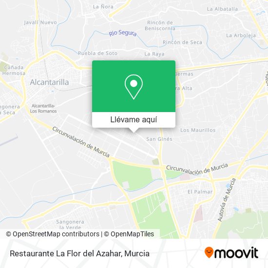 Mapa Restaurante La Flor del Azahar