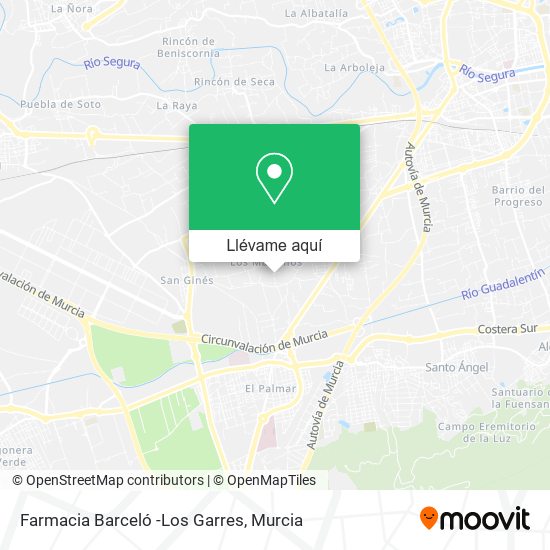 Mapa Farmacia Barceló -Los Garres