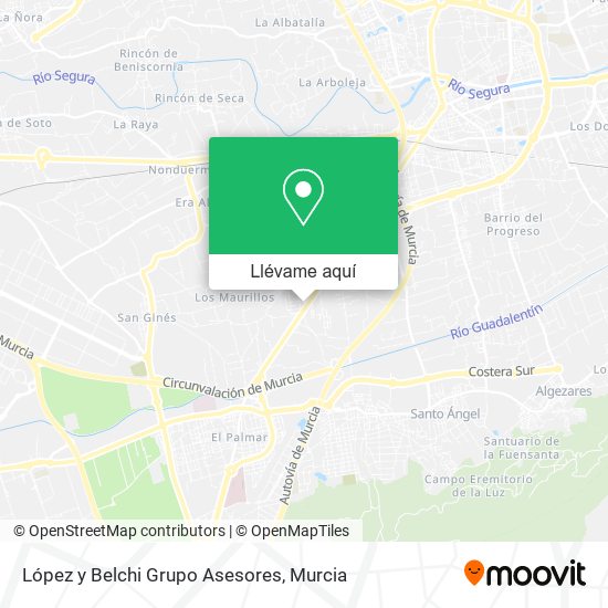 Mapa López y Belchi Grupo Asesores
