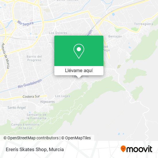 Mapa Eren's Skates Shop
