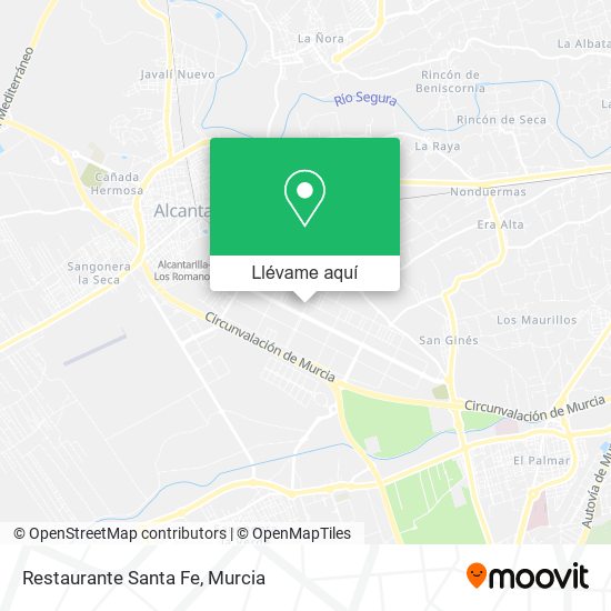 Mapa Restaurante Santa Fe