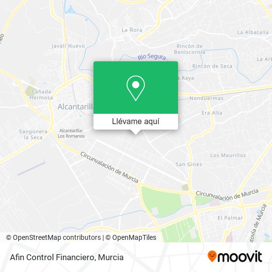 Mapa Afin Control Financiero
