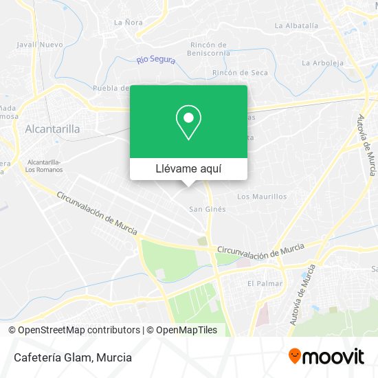 Mapa Cafetería Glam