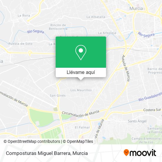 Mapa Composturas Miguel Barrera