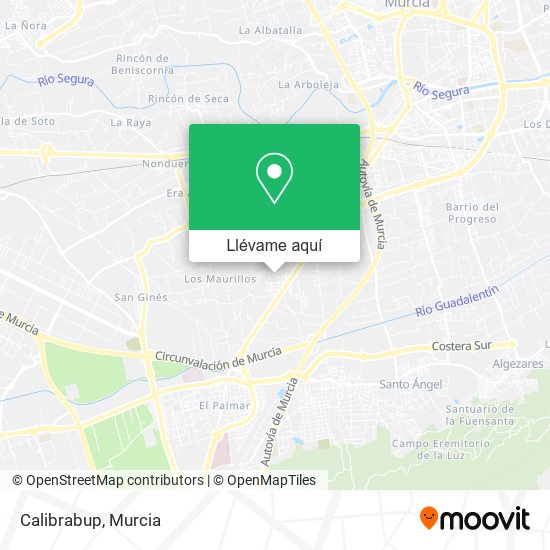 Mapa Calibrabup