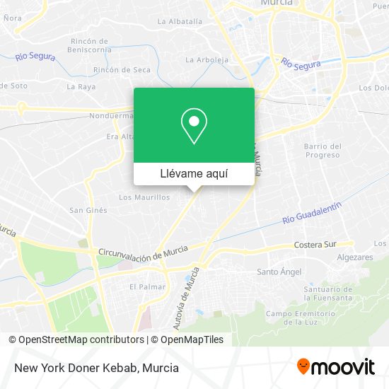 Mapa New York Doner Kebab