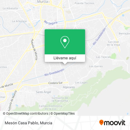Mapa Mesón Casa Pablo