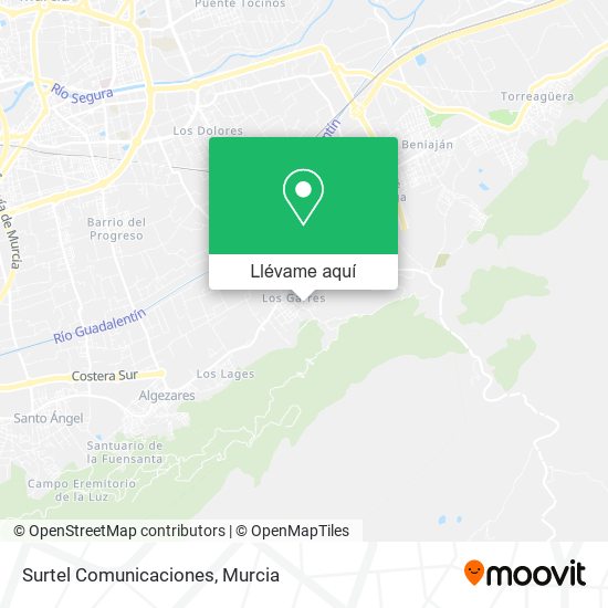 Mapa Surtel Comunicaciones