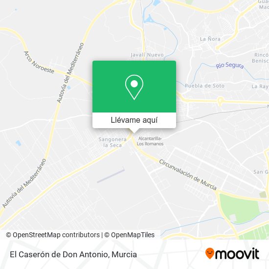 Mapa El Caserón de Don Antonio