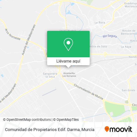 Mapa Comunidad de Propietarios Edif. Darma