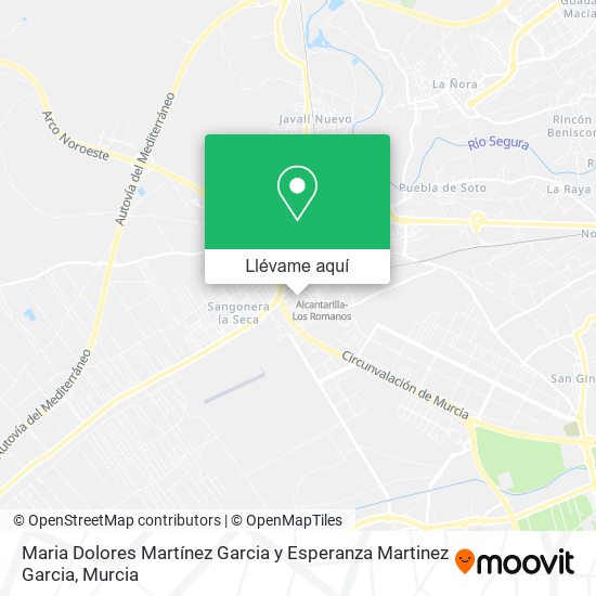 Mapa Maria Dolores Martínez Garcia y Esperanza Martinez Garcia