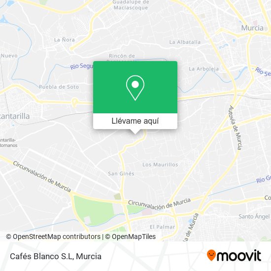 Mapa Cafés Blanco S.L