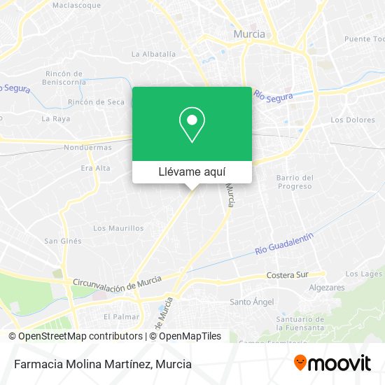 Mapa Farmacia Molina Martínez