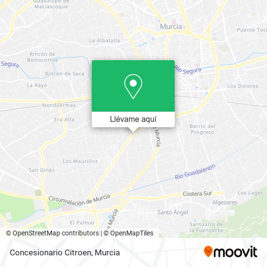 Mapa Concesionario Citroen