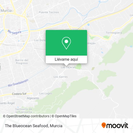 Mapa The Blueocean Seafood