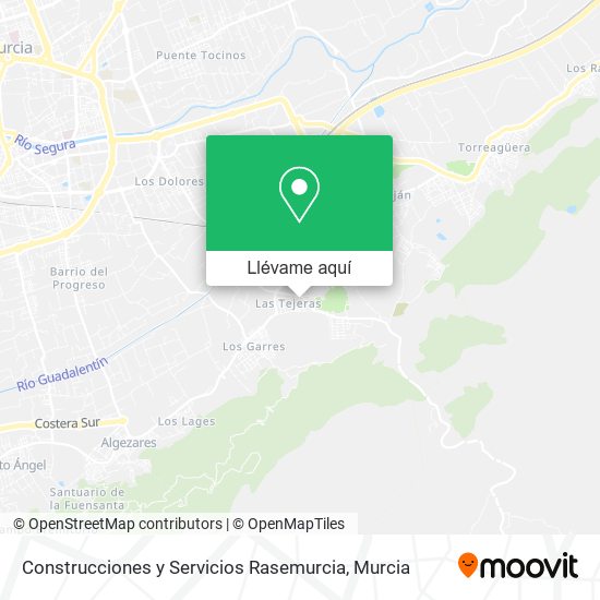 Mapa Construcciones y Servicios Rasemurcia