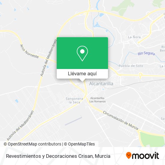 Mapa Revestimientos y Decoraciones Crisan