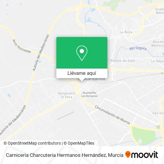 Mapa Carniceria Charcuteria Hermanos Hernández