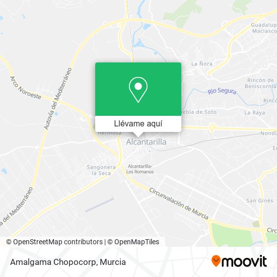 Mapa Amalgama Chopocorp