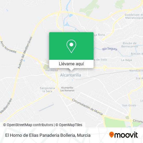 Mapa El Horno de Elías Panaderia Bolleria