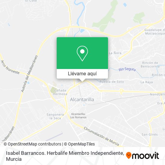 Mapa Isabel Barrancos. Herbalife Miembro Independiente