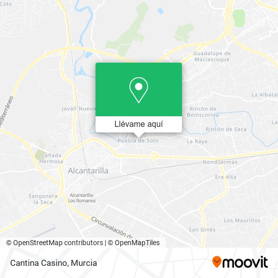 Mapa Cantina Casino