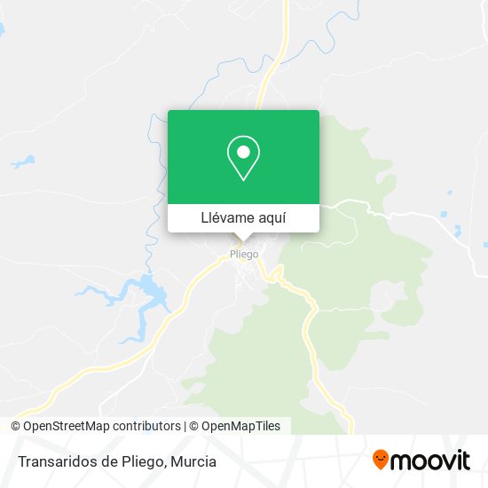 Mapa Transaridos de Pliego