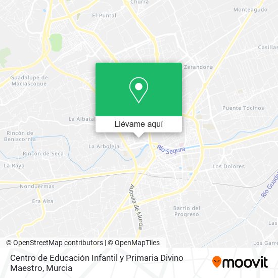 Mapa Centro de Educación Infantil y Primaria Divino Maestro