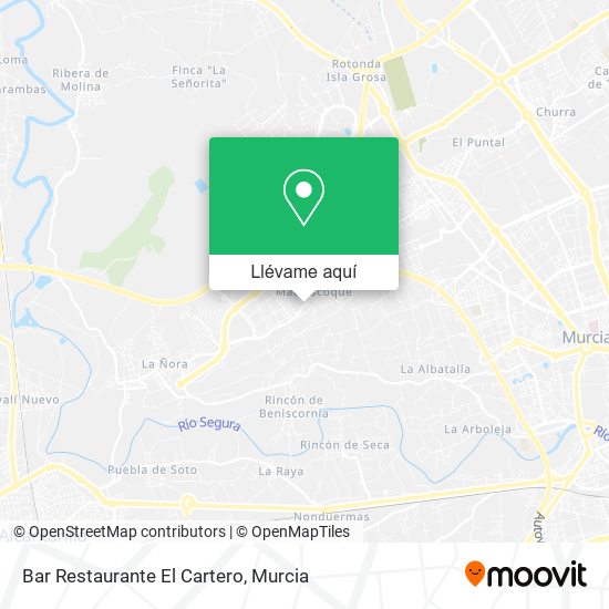 Mapa Bar Restaurante El Cartero