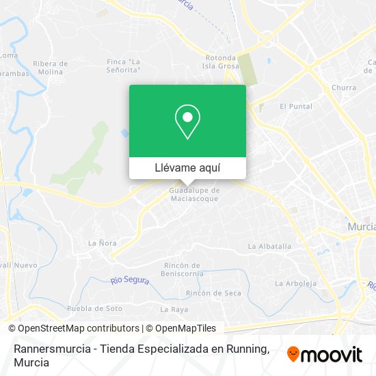 Mapa Rannersmurcia - Tienda Especializada en Running