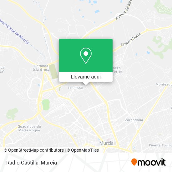 Mapa Radio Castilla