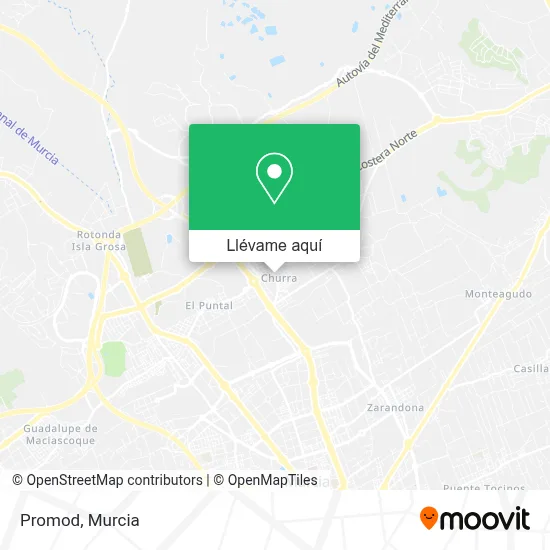 Mapa Promod