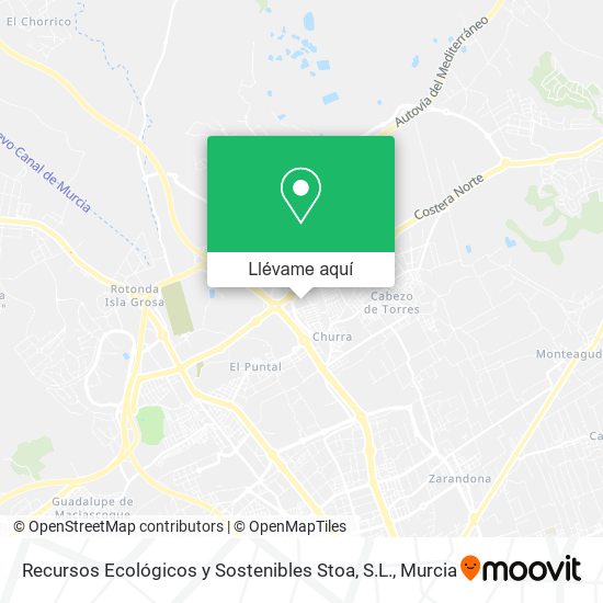 Mapa Recursos Ecológicos y Sostenibles Stoa, S.L.