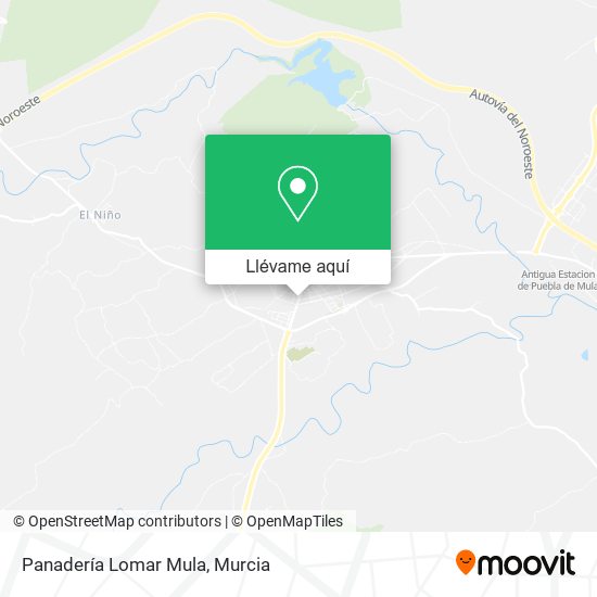 Mapa Panadería Lomar Mula
